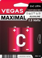 Фото - Аккумулятор / батарейка Vegas Maximal 2xC