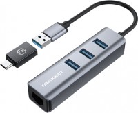 Фото - Картридер / USB-хаб Graugear G-HUB31L-A