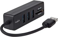 Фото - Картридер / USB-хаб Nedis CCGB61250BK01