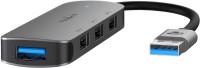 Фото - Картридер / USB-хаб Nedis CCGB61210GY01