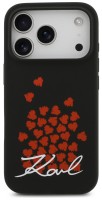 Фото - Чехол Karl Lagerfeld Silicone Heart Sign Logo MagSafe for iPhone 17 Pro