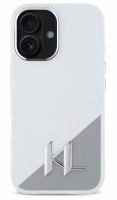 Фото - Чехол Karl Lagerfeld Silicone Shadow Metal Initial MagSafe for iPhone 16