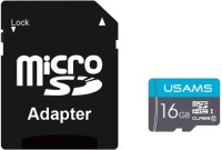 Фото - Карта памяти USAMS MicroSDHC + Adapter 16&nbsp;ГБ
