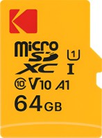 Фото - Карта памяти Kodak microSD PREMIUM PERFORMANCE Class 10 UHS-I U1 V10 A1 64&nbsp;ГБ