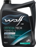 Фото - Трансмиссионное масло WOLF Officialtech 75W-90 GL-5 5 л