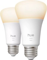 Фото - Лампочка Philips Hue White A19 10.5W 2700K E26 2 pcs