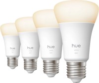 Фото - Лампочка Philips Hue White A60 7W 2700K E27 4 pcs