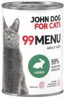 Фото - Корм для кошек John Dog 99 Menu Adult Rabbit 400 g