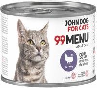 Фото - Корм для кошек John Dog 99 Menu Adult Turkey  200 g