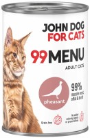 Фото - Корм для кошек John Dog 99 Menu Adult Pheasant  400 g