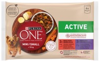 Фото - Корм для собак Purina ONE Adult Mini Active Beef/Duck 340 g 4&nbsp;шт