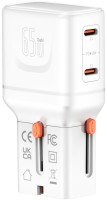 Фото - Зарядное устройство 4smarts World Travel 65W 2xUSB-C