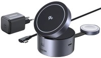 Фото - Зарядное устройство Ugreen MagFlow 3-in-1 Qi2 15W Foldable Charger