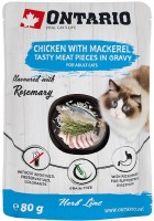 Фото - Корм для кошек Ontario Adult Chicken/Mackerel 80 g