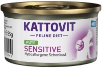 Фото - Корм для кошек Kattovit Feline Diet Sensitive Turkey Canned  85 g