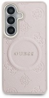 Фото - Чехол GUESS Saffiano Peony Embossed Ring MagSafe for Galaxy S26