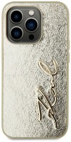 Фото - Чехол Karl Lagerfeld Wrinkled Metal Signature for iPhone 15 Pro Max