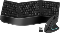 Фото - Клавиатура Delton KB200 & S12 Wireless Ergonomic Keyboard & Mouse Combo