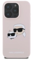 Фото - Чехол Karl Lagerfeld Silicone Double Heads Print MagSafe for iPhone 16 Pro Max