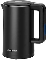 Фото - Электрочайник Aigostar Smart 300104UTV 2200&nbsp;Вт 1.7&nbsp;л  черный