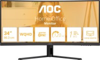 Фото - Монитор AOC CU34B3E 34&nbsp;"  черный