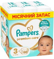 Фото - Подгузники Pampers Premium Care 3 / 180 pcs