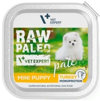 Фото - Корм для собак VetExpert Raw Paleo Puppy Mini Turkey 150 g 1&nbsp;шт