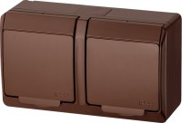 Фото - Розетка Elektro-Plast Hermes 0322-06 коричневый