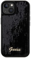 Фото - Чехол GUESS Sequin Script Metal for iPhone 14