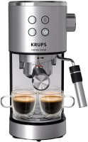 Фото - Кофеварка Krups Virtuoso+ Tamping System XP 499 нержавейка