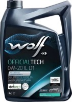 Фото - Моторное масло WOLF Officialtech 0W-20 IL D1 4&nbsp;л