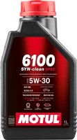 Фото - Моторное масло Motul 6100 Syn-Clean Spec 5W-30 1&nbsp;л