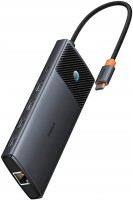 Фото - Картридер / USB-хаб BASEUS Metal Gleam Series II 10-in-1 USB Hub