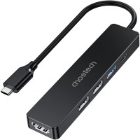 Фото - Картридер / USB-хаб Choetech 5-in-1 USB-C Hub 4K HDMI 100W PD