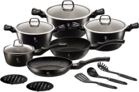 Фото - Набор кастрюль и сковород Berlinger Haus Black Silver BH-6155