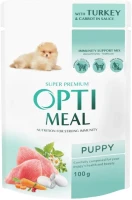 Фото - Корм для собак Optimeal Puppy All Breed Turkey in Sauce 100 g 1&nbsp;шт