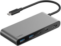 Фото - Картридер / USB-хаб Belkin Connect USB-C 7-Port Hub with Dual USB-C Ports