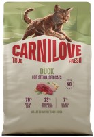 Фото - Корм для кошек Carnilove True Fresh Sterilised Duck 2 kg