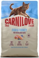 Фото - Корм для кошек Carnilove True Fresh Sterilised Fish/Turkey 2 kg