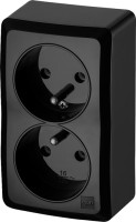 Фото - Розетка Elektro-Plast Berg 3743-09 черный