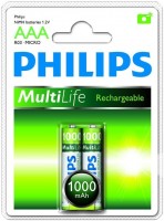 Фото - Аккумулятор / батарейка Philips MultiLife 2xAAA 1000 mAh 