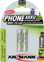 Фото - Аккумулятор / батарейка Ansmann DECT 2xAAA 550 mAh 