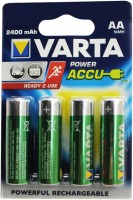 Фото - Аккумулятор / батарейка Varta Power 4xAA 2400 mAh 