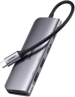 Фото - Картридер / USB-хаб Ugreen CM195 (15214) 6 in 1