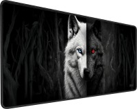 Фото - Коврик для мышки SHLab Black And White Wolf 700x300