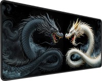 Фото - Коврик для мышки SHLab Black and White Dragon 700x300