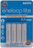 Фото - Аккумулятор / батарейка Sanyo eneloop lite 4xAA 1000 mAh 