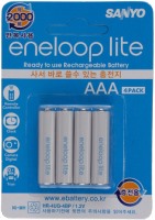 Фото - Аккумулятор / батарейка Sanyo eneloop lite 4xAAA 600 mAh 