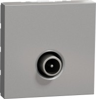 Фото - Розетка Schneider New Unica NU346230 серебристый