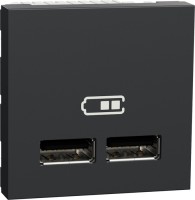 Фото - Розетка Schneider New Unica NU341854 графит